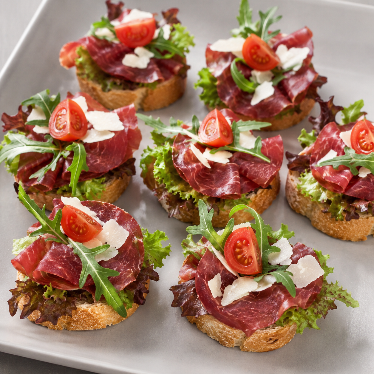 Canapés, Bresaola