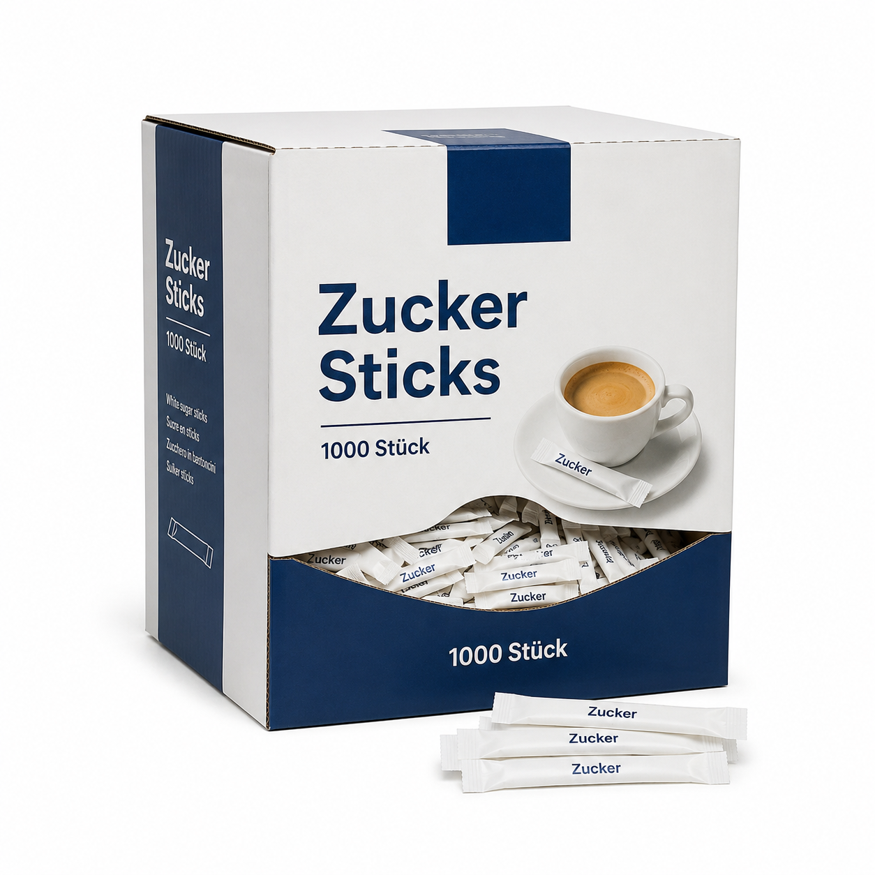 Zucker Sticks, 1000 Stück