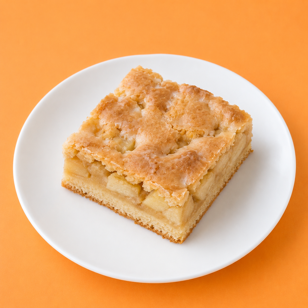 gedeckter Apfelkuchen