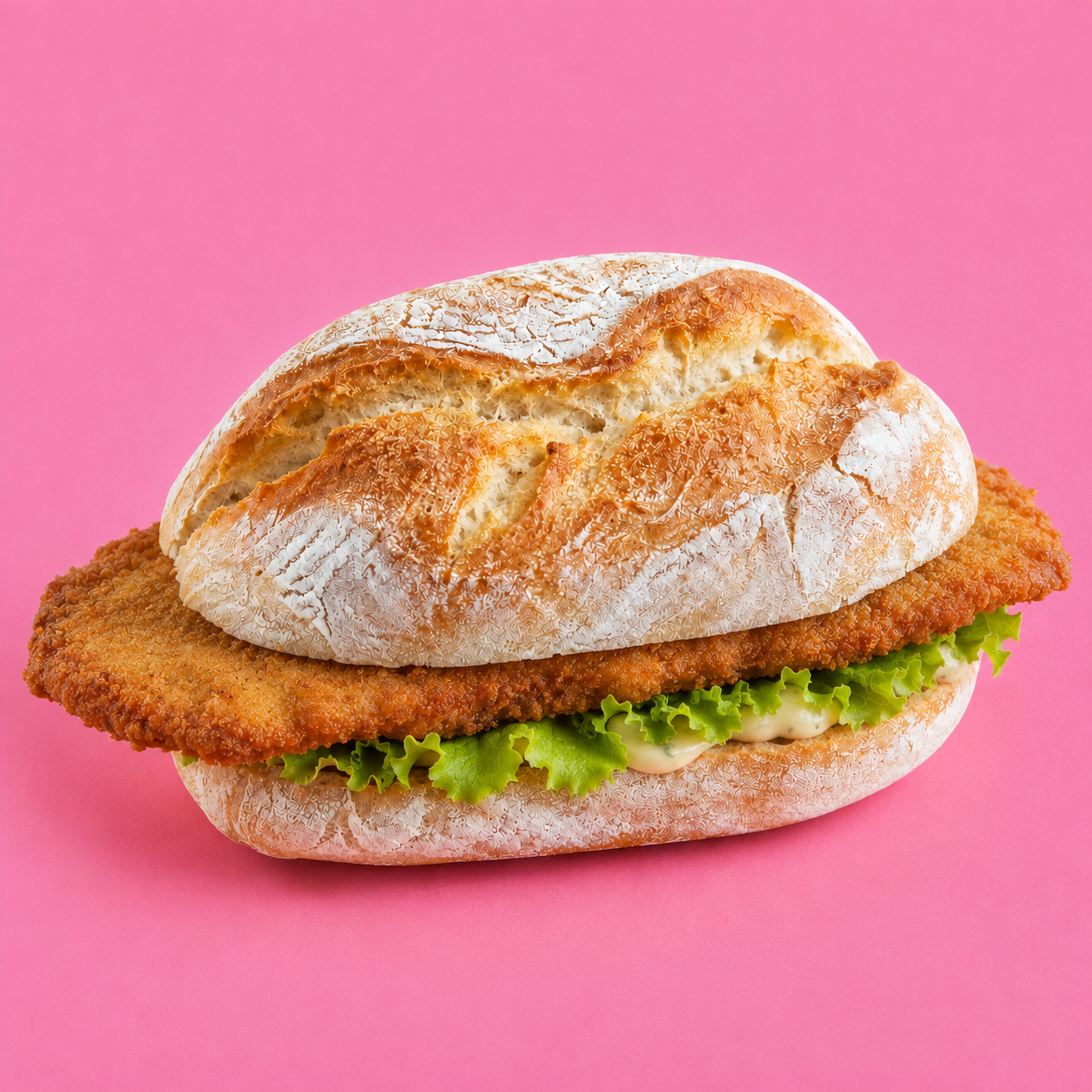 Krusti-Sandwich, Schnitzel - Schwein