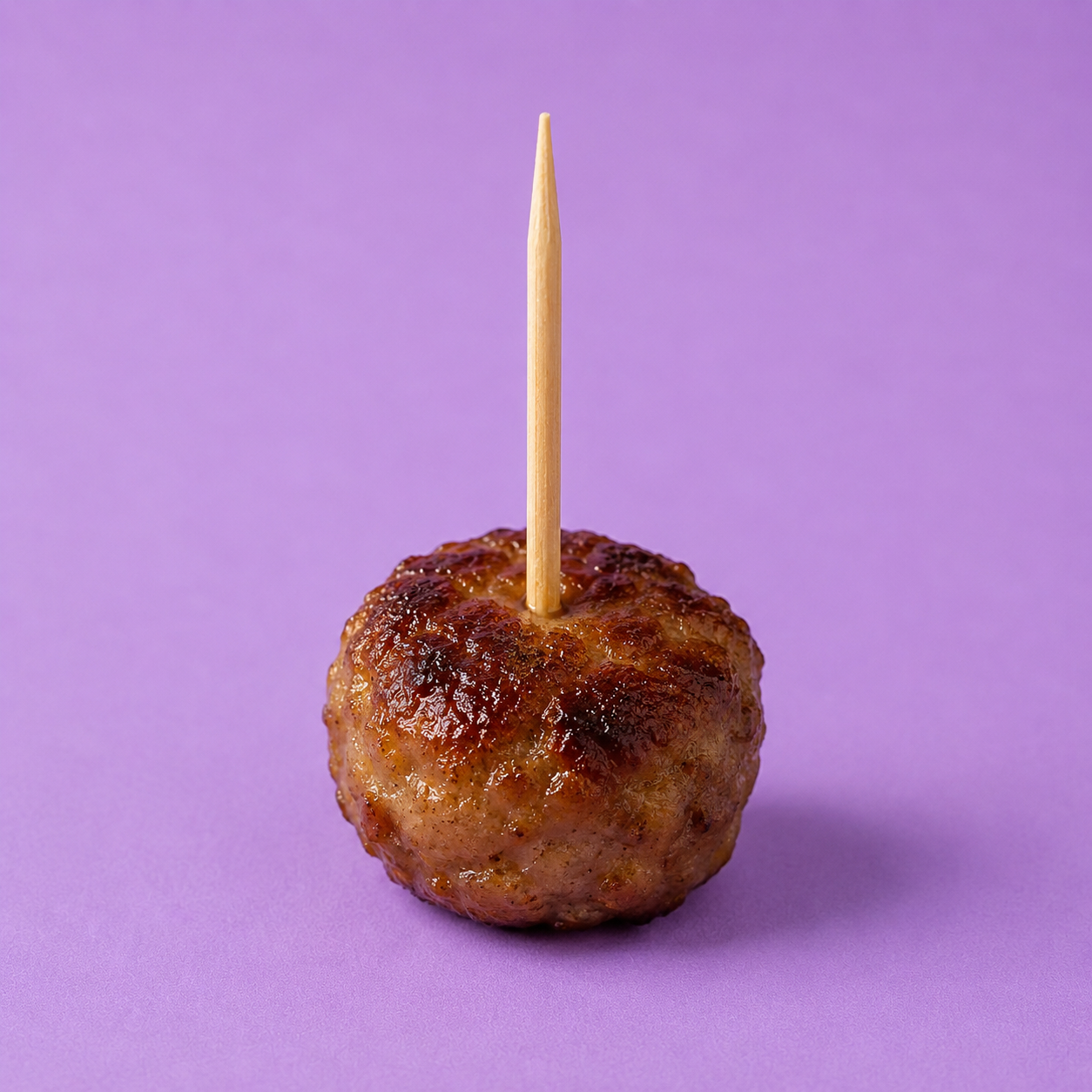 Fingerfood, Mini-Frikadelle am Spieß