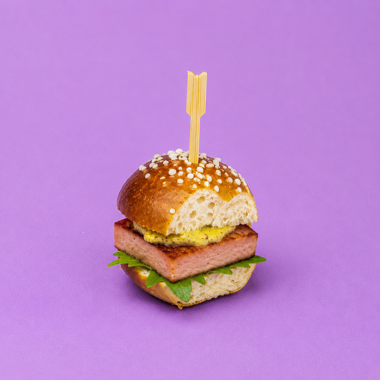 Fingerfood, Leberkäse-Laugentaler