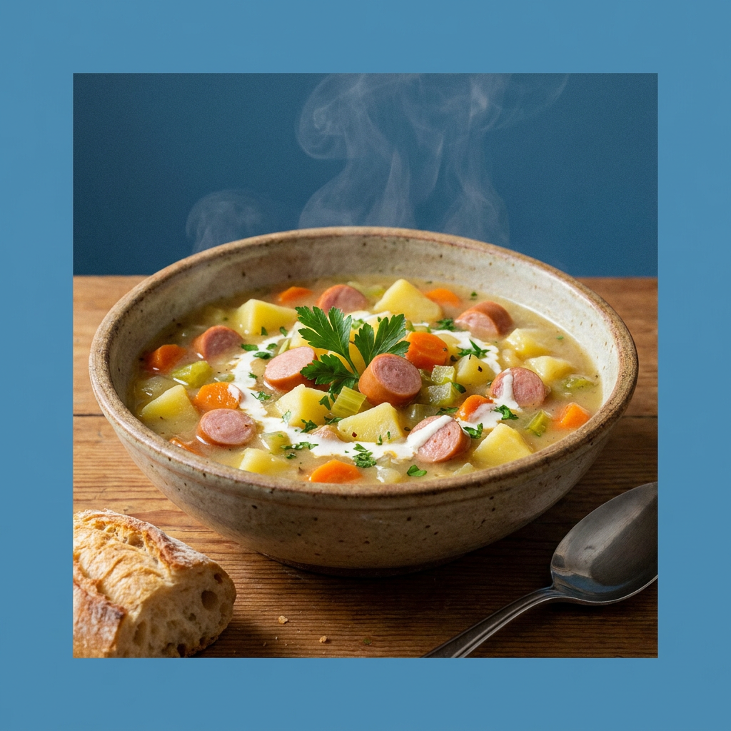 Kartoffelsuppe mit Wiener